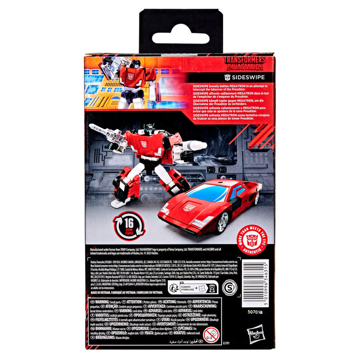 Transformers Devastation MTMTE Collection Sideswipe figure 11cm-5