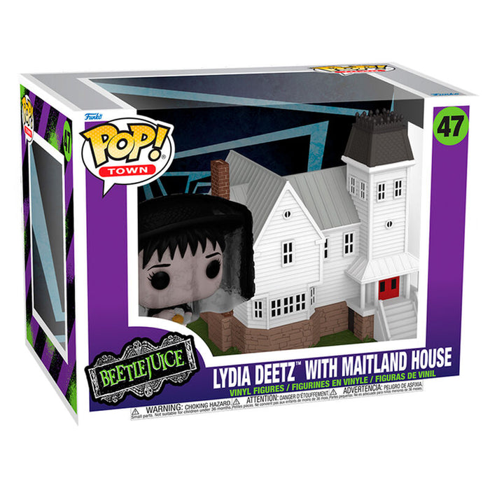 POP figure Town Beetlejuice Lydia Deetz with Maitland House-2