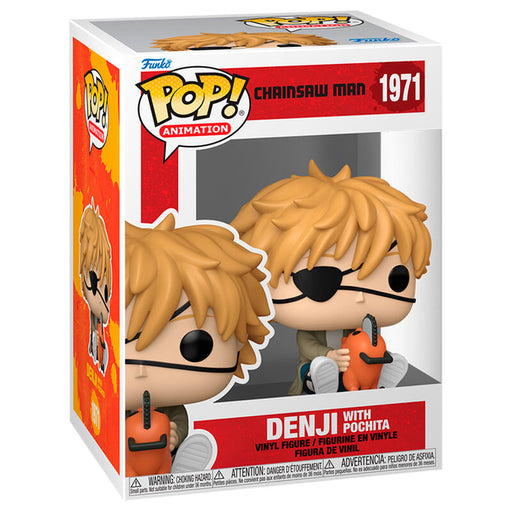 POP figure Chainsaw Man Denji with Pochita-1