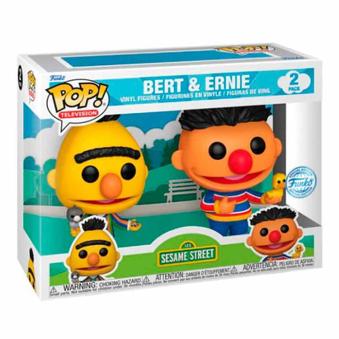 POP Pack 2 figures Sesame Street Bert & Bernie Exclusive-2