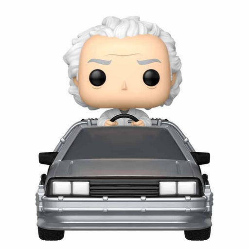 POP figure Rides Deluxe Regreso al Futuro Doc With Time Machine-1