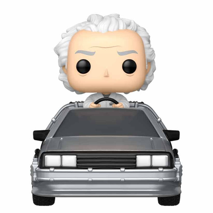 POP figure Rides Deluxe Regreso al Futuro Doc With Time Machine-1