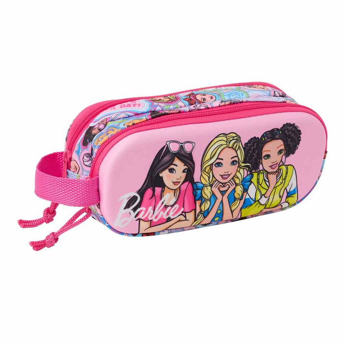 Barbie 3D double pencil case-3