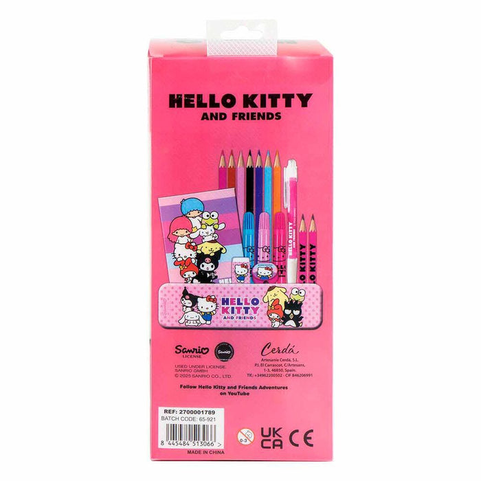 Hello Kitty colouring stationery set-6