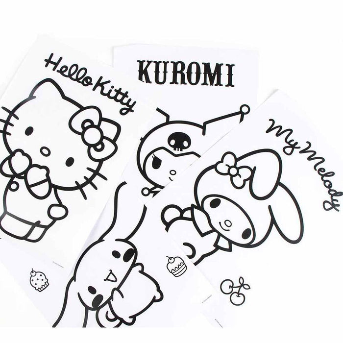 Hello Kitty colouring stationery set-4