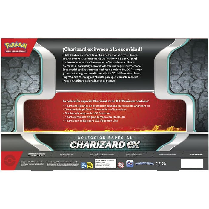 Spanish Pokemon Charizard Blister set of collectible cards-3