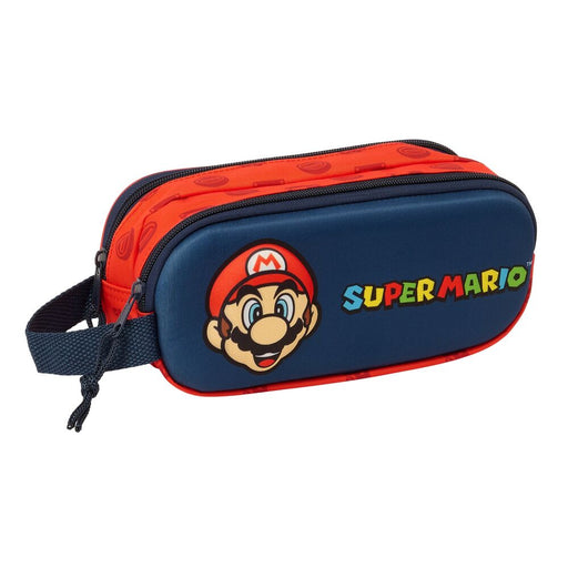 Super Mario Bros double 3D pencil case-1