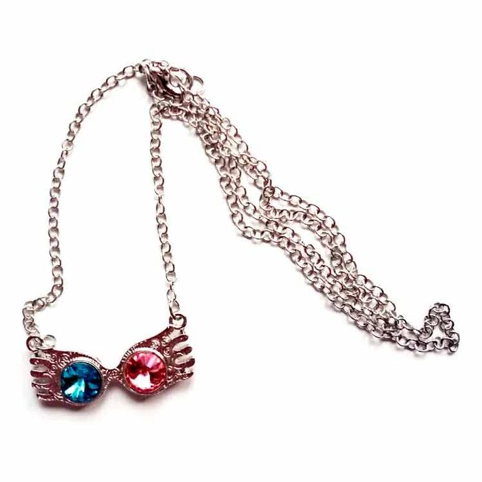 Harry Potter Luna Lovegood Glasses necklace-2