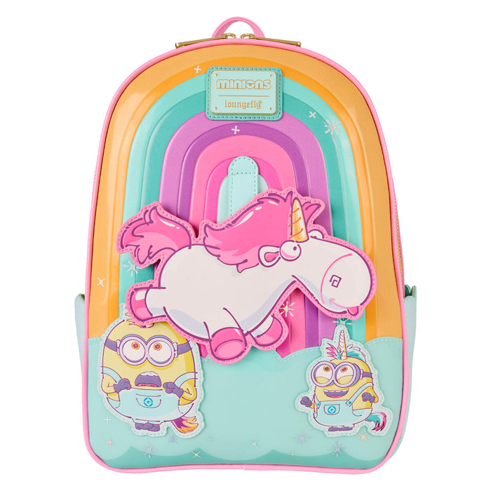 Loungefly Minions Fluffy Unicorn backpack 30cm-2