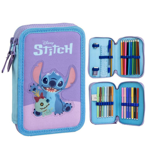Disney Stitch double pencil case-1