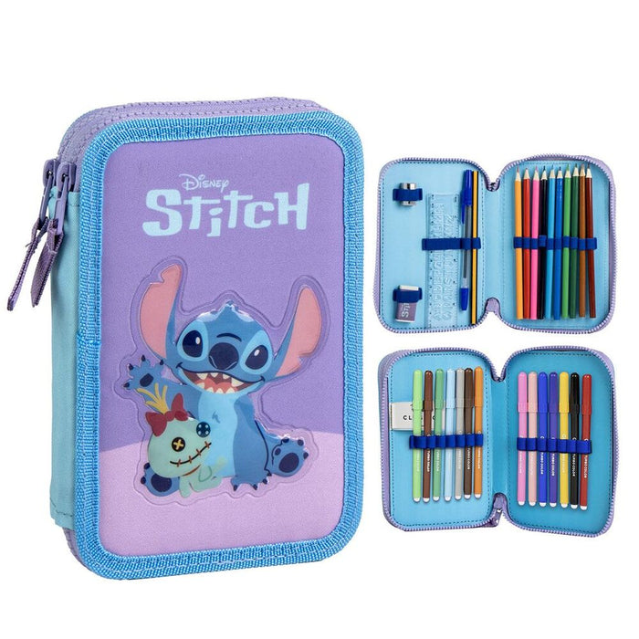 Disney Stitch double pencil case-1