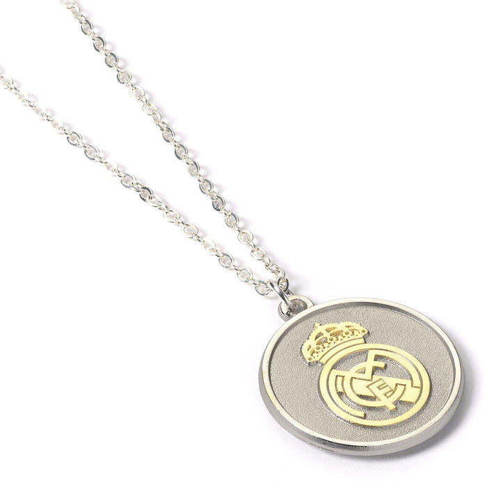 Real Madrid silver necklace-3