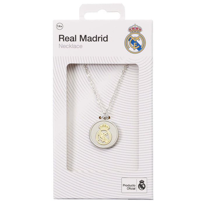 Real Madrid silver necklace-2