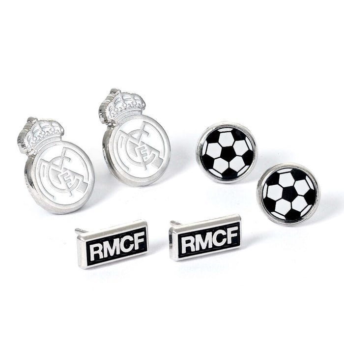 Real Madrid set 3 Pairs of earrings-2