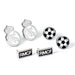 Real Madrid set 3 Pairs of earrings-2