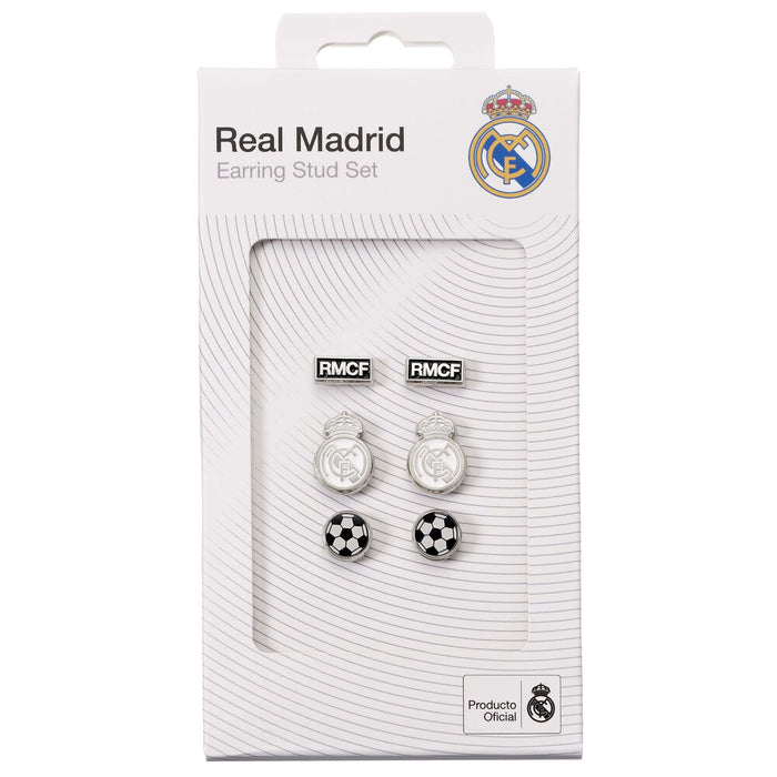 Real Madrid set 3 Pairs of earrings-1