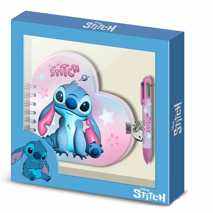 Disney Stitch Diary + pen-1