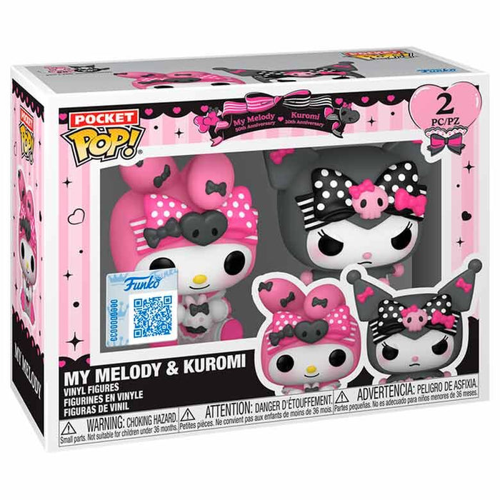 Pocket POP pack 2 keychain My Melody & Kuromi Exclusive-2