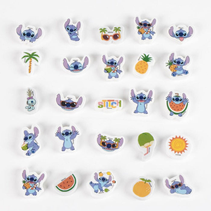 Disney Stitch set 25 erasers-2