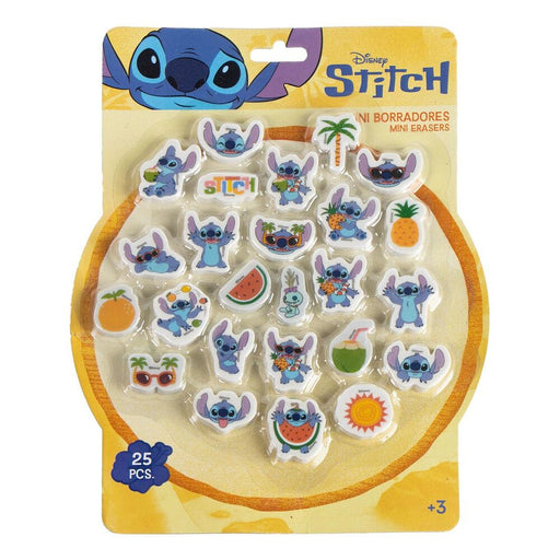 Disney Stitch set 25 erasers-1