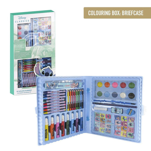 Disney Stitch colouring stationery set-1