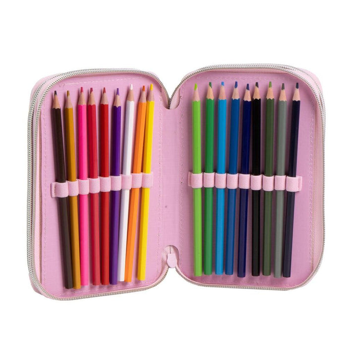 Disney Stitch triple pencil case-4