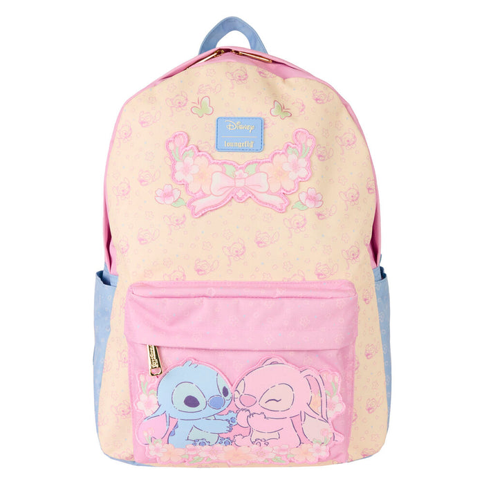 Loungefly Disney Stitch - Stitch & Angel nylon backpack 43cm-1