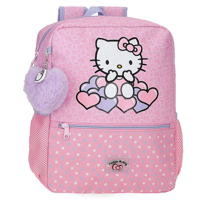 Hello Kitty Hearts &#38; Dots adaptable backpack 33cm-1