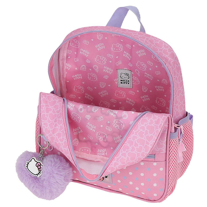 Hello Kitty Hearts &#38; Dots adaptable backpack 25cm-4