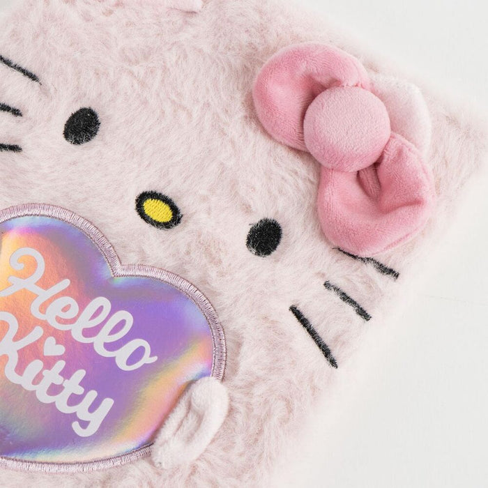 Hello Kitty plush notebook-2