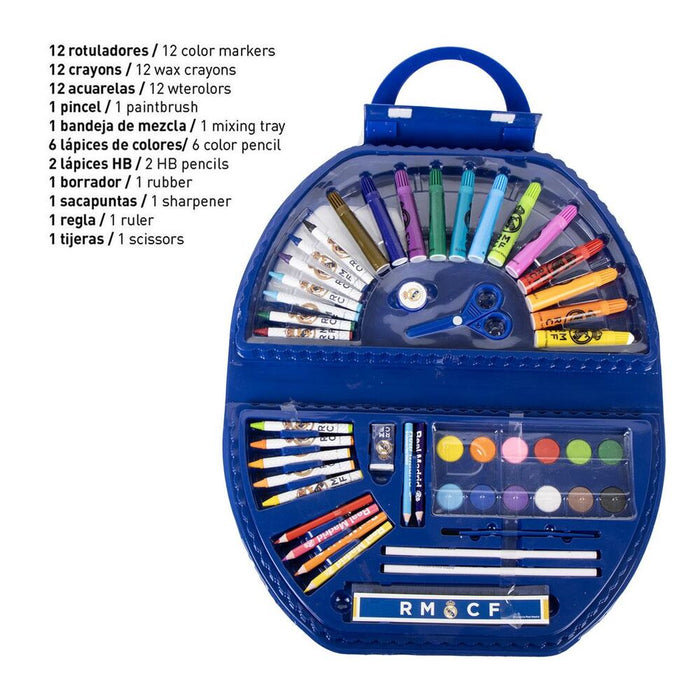 Real Madrid Colouring stationery set 50pcs-3