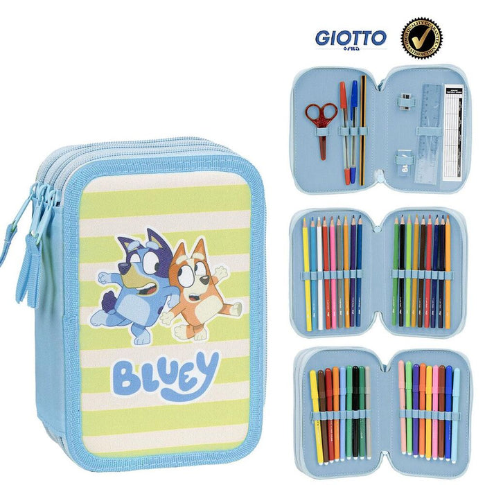 Bluey triple pencil case-1