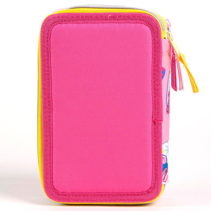 Barbie triple pencil case-4