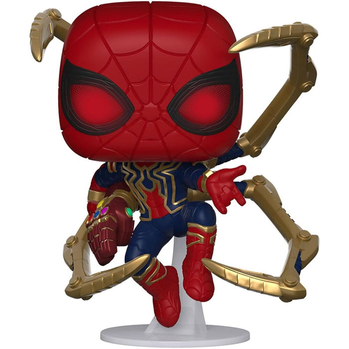 POP figure Marvel Avengers Endgame Iron Spider with Nano Gauntlet-2