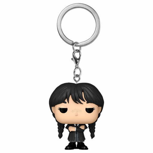 Pocket POP Keychain Wednesday - Wednesday Addams-1
