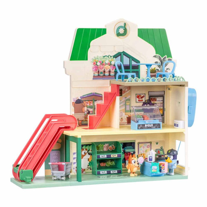 Bluey supermarket playset + figures-1