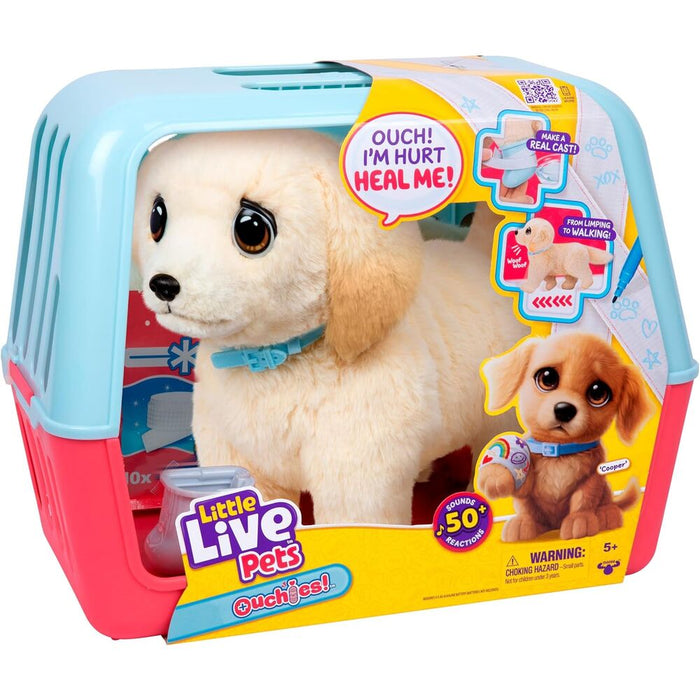 Little Live Pets Ouchies Cooper The Retriever Dog plush-1