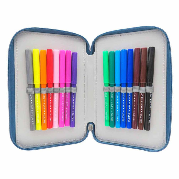 Atletico de Madrid triple pencil case-3