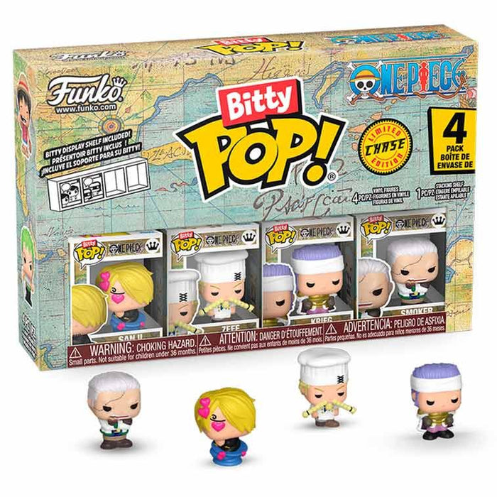 Blister 4 figures Bitty POP One Piece Sanji-2