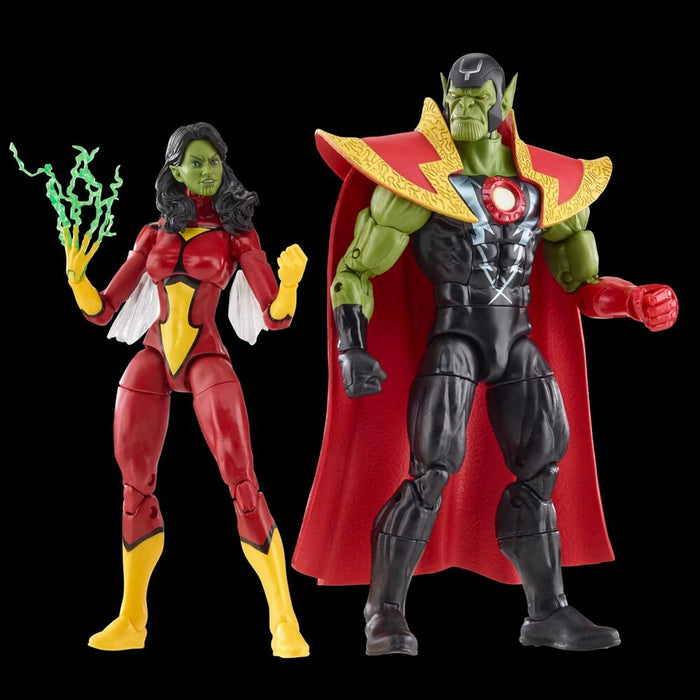 Marvel Avengers Beyond Earth Mightiest Skrull Queen & Super Skrull figures 15cm-5