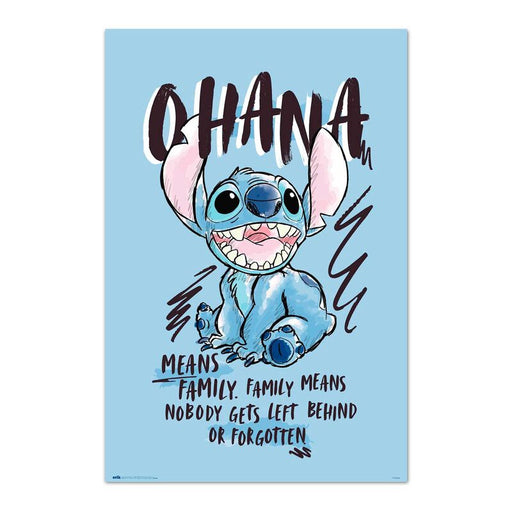 Disney Stitch Ohana poster-1