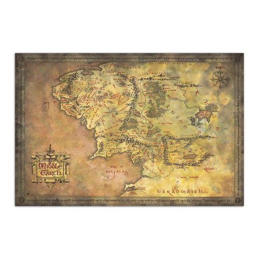 The Lord of the Rings Map of Middle-earth poster-1
