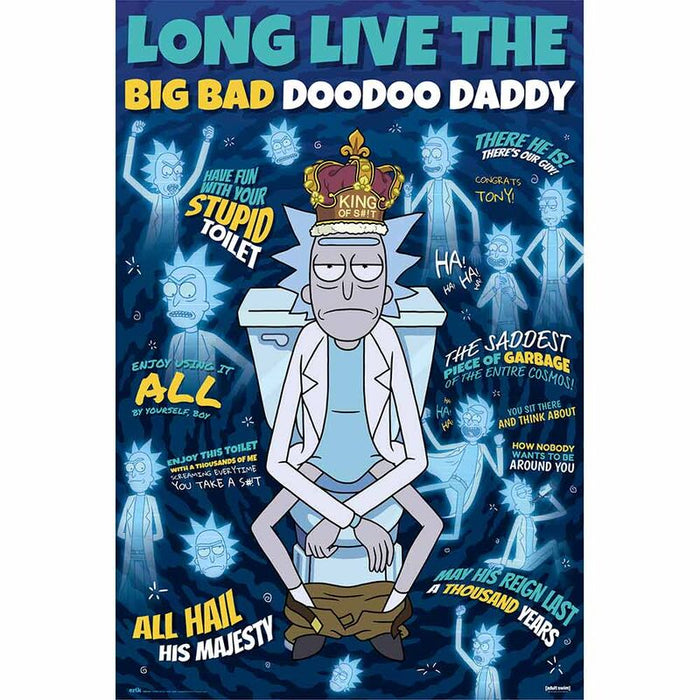 Rick & Morty Doodoo Daddy poster-1