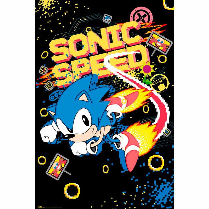 Sonic the Hedgehog Speed Sega poster-1