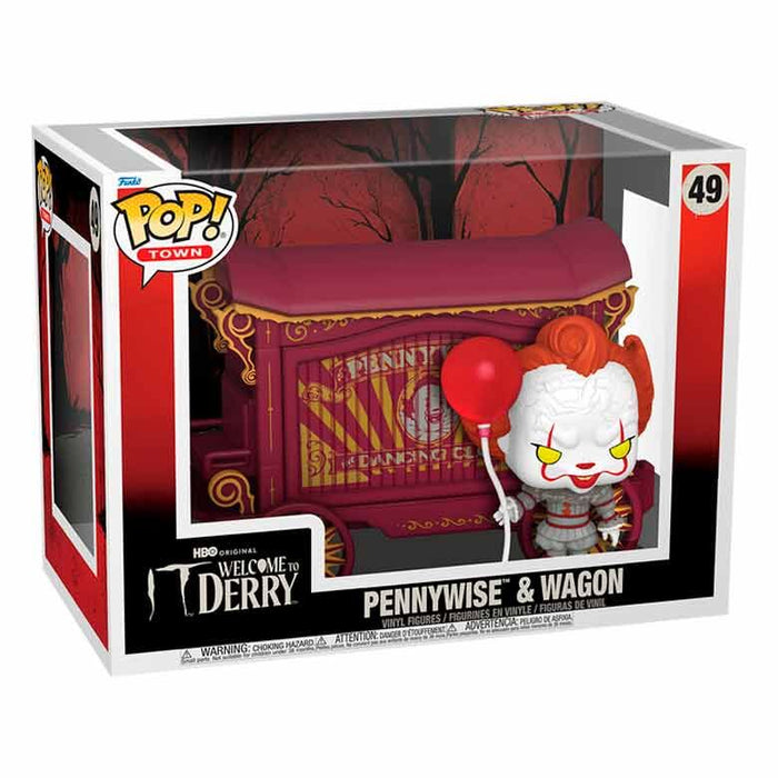 POP figure Town IT Welcome To Derry Pennywise & Wagon-2