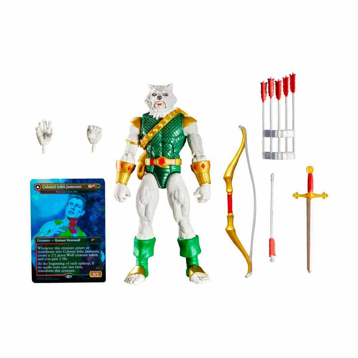 Marvel Spider-Man Magic The Gathering Man-Wolf figure 15cm-2