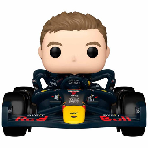 POP figure Rides Super Deluxe Racing Oracle Red Bull Max Verstappen with RB20-1