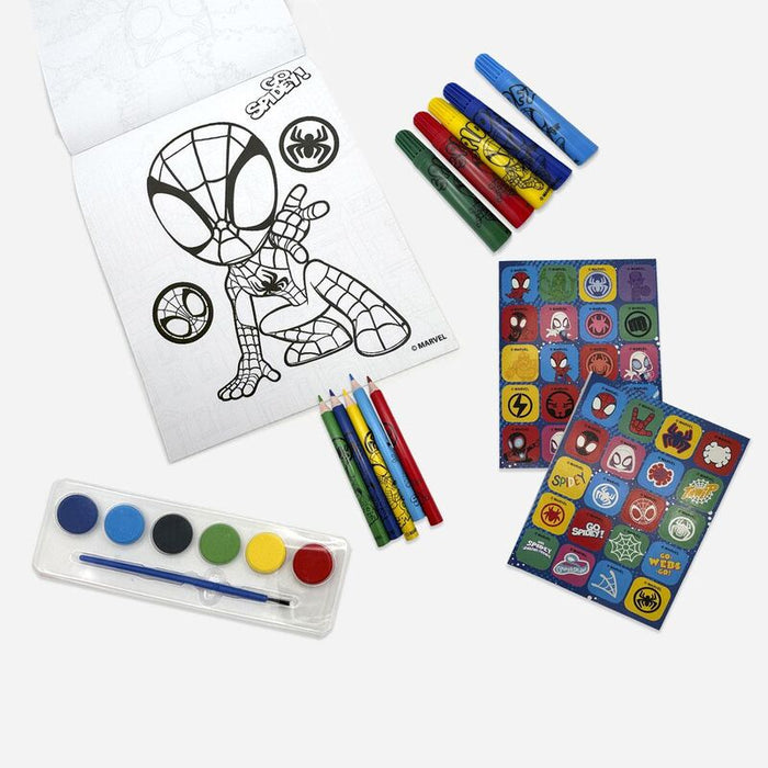 Marvel Spidey backpack stationery set-2