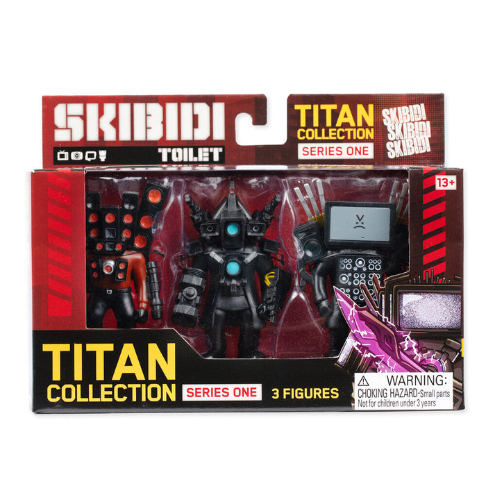 Skibidi Toilet Titan Collection pack 3 figures-2