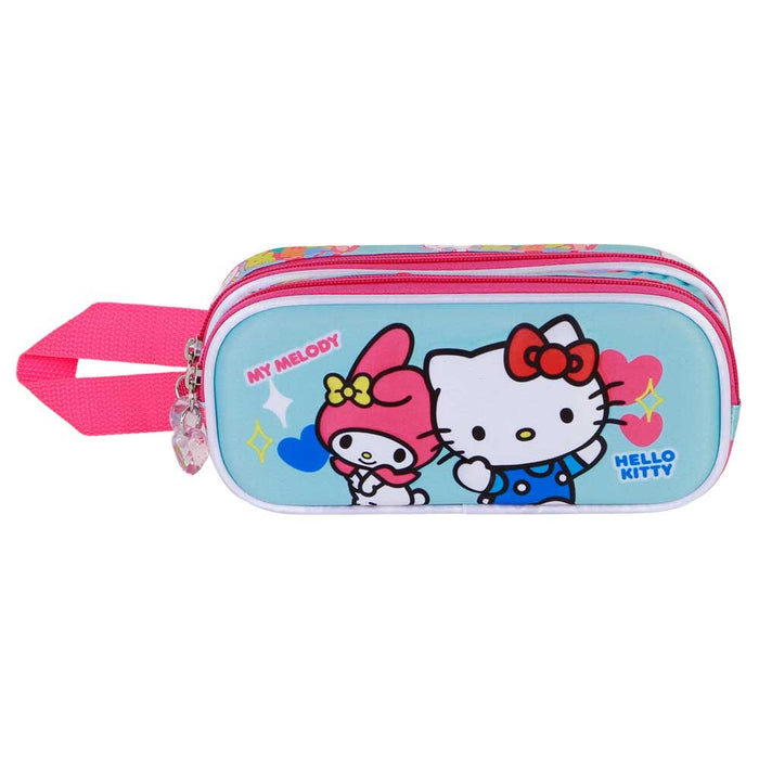 Hello Kitty Friendship 3D double pencil case-3
